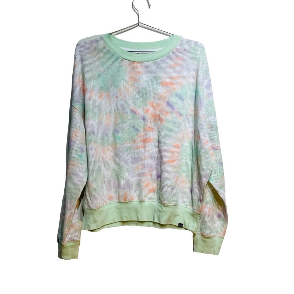PINK Victoria's Secret Pastel Tie-Dye Sweater Size L